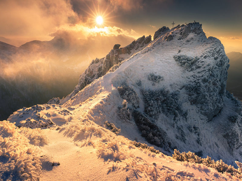 Zdjęcie 4. Tatry wieczorem.